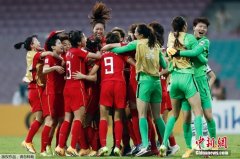 中国女足世界排名上升3位，目前位居第16